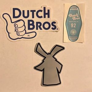 Dutch Bros limited edition stickers